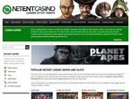 NetEnt Casino Games website
