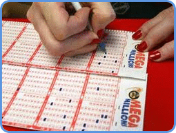 Megamillions player choose lottery winning numbers