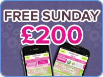 888 Ladies bingo free sundays promotion graphic