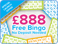 888 Ladies Free Bingo welcome bonus graphic