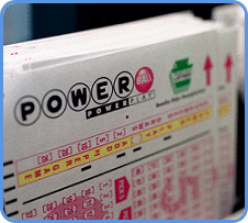 Powerball lottery blank coupons play-slips