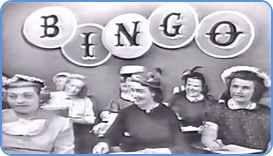 Bingo players at TV show Bingo at home