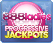 888Ladies Progressive Jackpots Bingo bordered