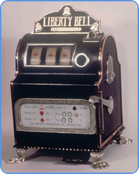 The historic Libert Bell slot machine