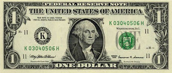 $1 US Banknote