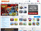 Miniclip Games website picture